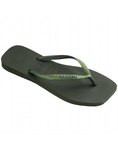 Havaianas - Tongs Femme Square Glitter Marron - 4148102.0727