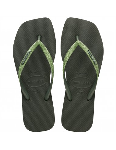 Havaianas - Tongs Femme Square Glitter Marron - 4148102.0727