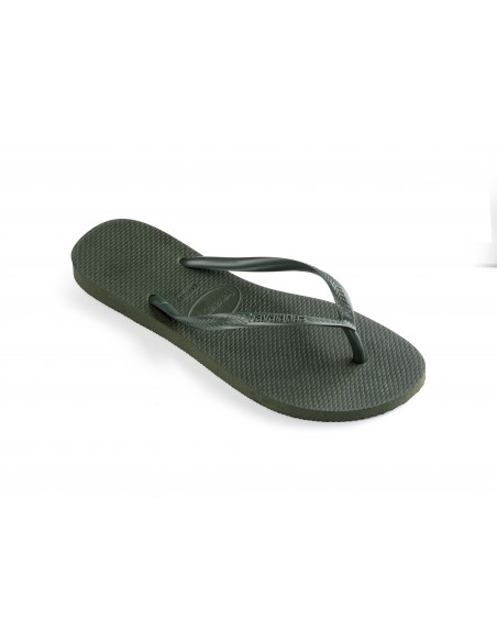 Havaianas - Tongs Femme - Slim Vert Olive - 4000030.4896