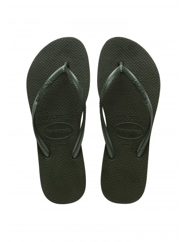 Havaianas - Tongs Femme - Slim Vert Olive - 4000030.4896