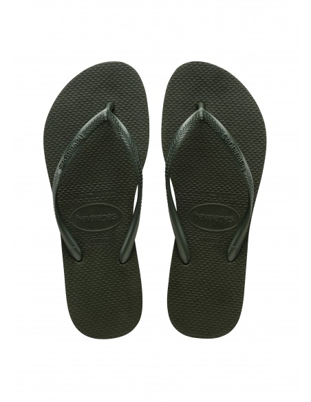 Havaianas - Tongs Femme - Slim Vert Olive - 4000030.4896