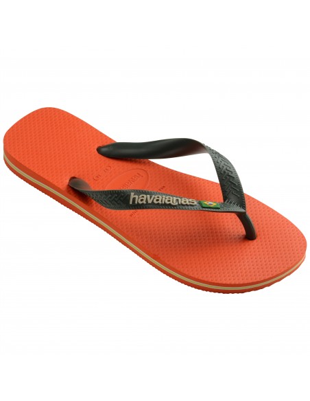 Havaianas - Tongs Homme - Brasil Logo Sunset Orange - 4110850.5568