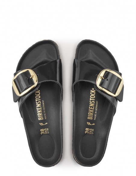 Birkenstock - Claquettes Femme Madrid BB Lena High Shine Black - 1022650