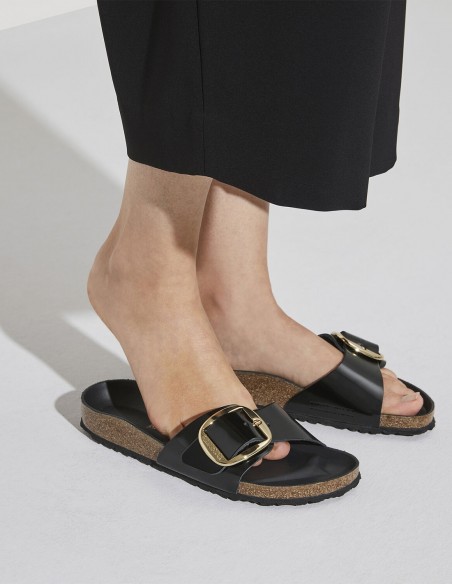 Birkenstock - Claquettes Femme Madrid BB Lena High Shine Black - 1022650