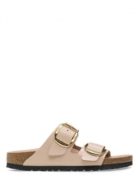 Birkenstock - Mules Femme - Arizona BB Lena High Shine New Beige Hex - 1026553