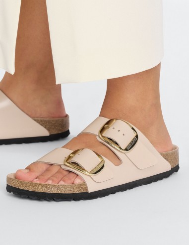 Birkenstock - Mules Femme - Arizona BB Lena High Shine New Beige Hex - 1026553