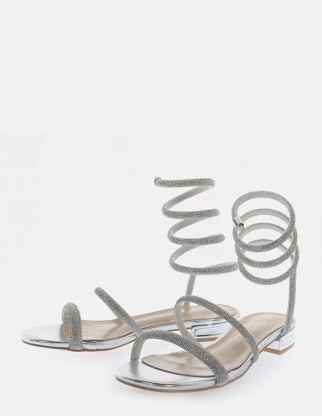 Kharisma - Sandales Femme - 7362 Laminato Argento - ANASTASIA ARGENTO