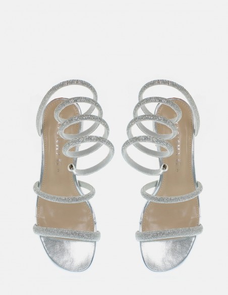 Kharisma - Sandales Femme - 7362 Laminato Argento - ANASTASIA ARGENTO