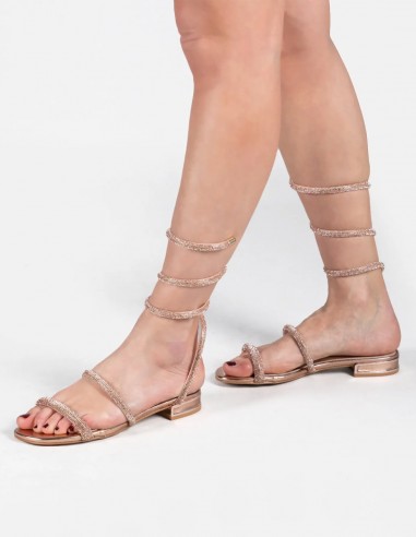 Kharisma - Sandales Femme - 7362 Laminato Rosaoro - ANASTASIA ROSAORO