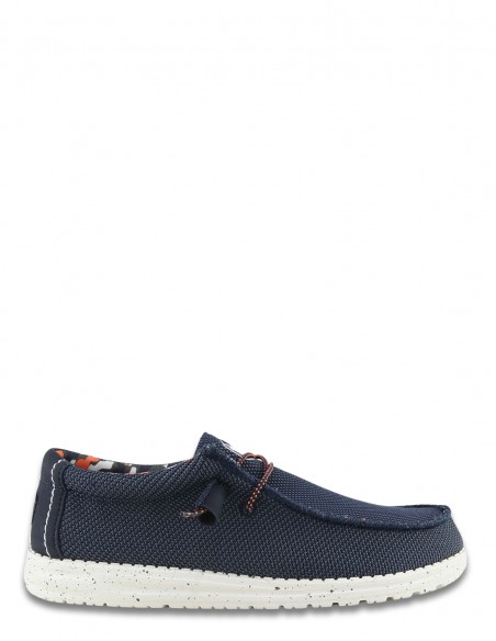 Dude - Derbies Homme Wally Sox Bleu Foncé - 40019-BLMT