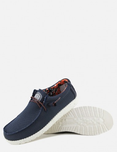 Dude - Derbies Homme Wally Sox Bleu Foncé - 40019-BLMT