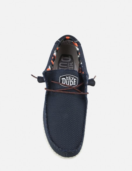 Dude - Derbies Homme Wally Sox Bleu Foncé - 40019-BLMT