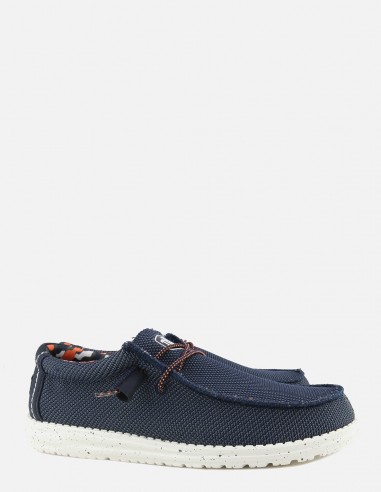 Dude - Derbies Homme Wally Sox Bleu Foncé - 40019-BLMT