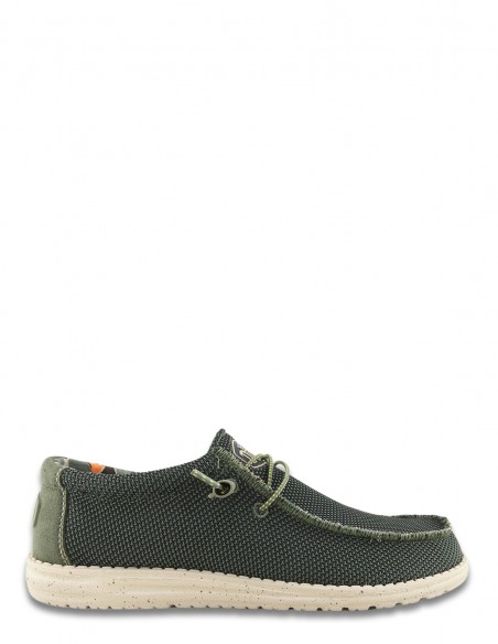 Dude - Derbies Homme Wally Sox Vert - 40019-PINE