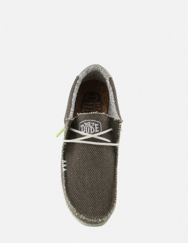 Dude - Derbies Homme Wally Braided Gris - 40003-2BS
