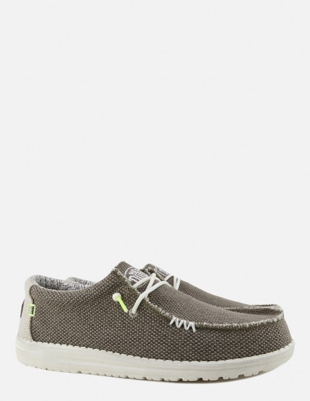 Dude - Derbies Homme Wally Braided Gris - 40003-2BS