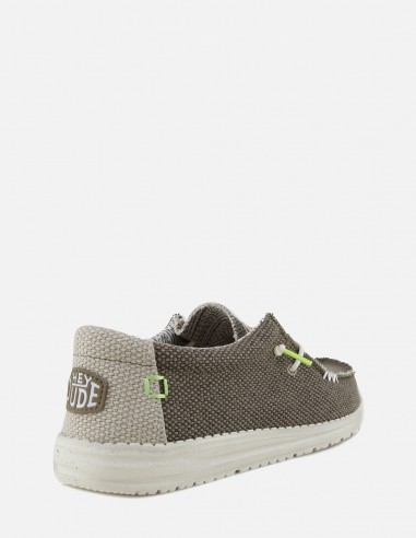 Dude - Derbies Homme Wally Braided Gris - 40003-2BS