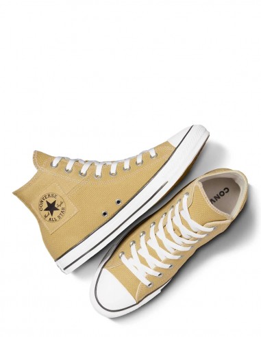 Converse Chuck Taylor All Star Hautes Jaune Moutarde - Style Vibrant et Confort Durable