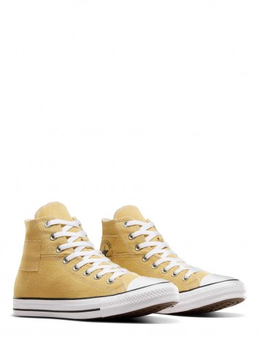 Converse Chuck Taylor All Star Hautes Jaune Moutarde - Style Vibrant et Confort Durable