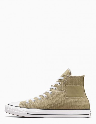 Converse Chuck Taylor All Star Hautes Vert Olive - Look Moderne et Texture Unique