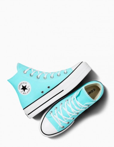 Converse Chuck Taylor All Star Hautes en Turquoise - Fraîcheur et Confort au Quotidien