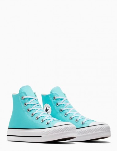 Converse Chuck Taylor All Star Hautes en Turquoise - Fraîcheur et Confort au Quotidien