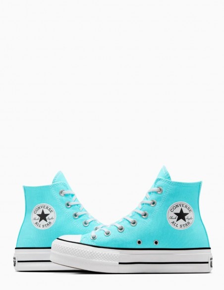Converse Chuck Taylor All Star Hautes en Turquoise - Fraîcheur et Confort au Quotidien