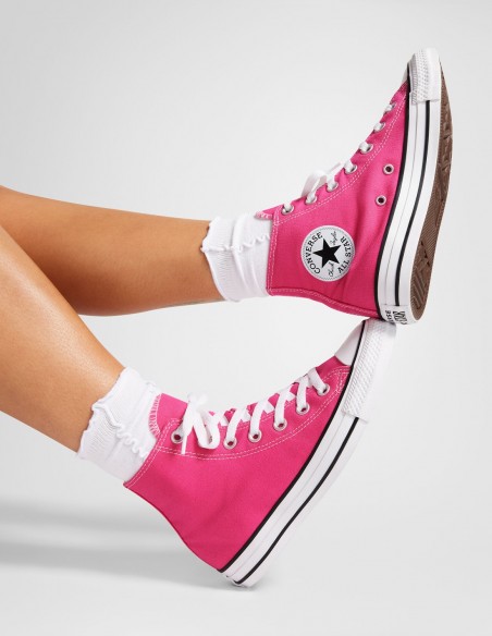 Converse Chuck Taylor All Star Hautes Rose | Style Vibrant et Confort
