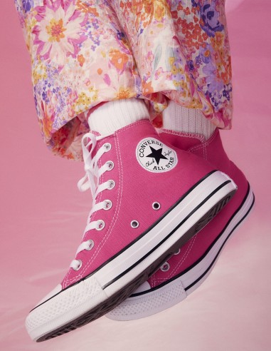 Converse Chuck Taylor All Star Hautes Rose | Style Vibrant et Confort