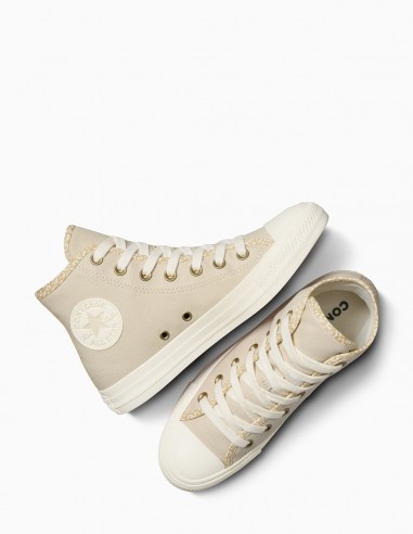 Converse Chuck Taylor All Star Hautes Beige - Style Minimaliste et Confort