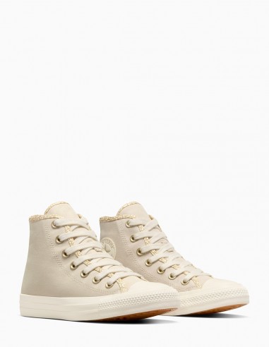 Converse Chuck Taylor All Star Hautes Beige - Style Minimaliste et Confort