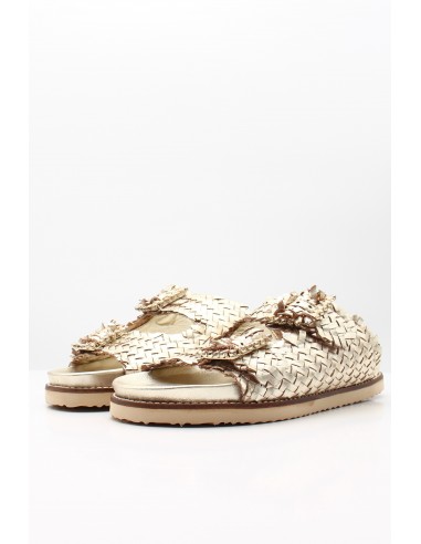Inuovo - Mules Deux Lanières Femme - 395010 gold