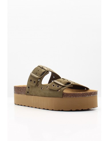 Sandales Kaki à Brides Réglables Hylton - Confort et Robustesse pour Tous les Jours