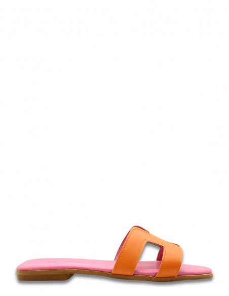 Hylton - Mules Femme Joy Mosaic - JOY ORANGE/FUXIA