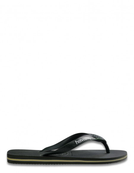 Havaianas - Tongs Homme - Brasil Logo Vert Olive - 4110850.5983