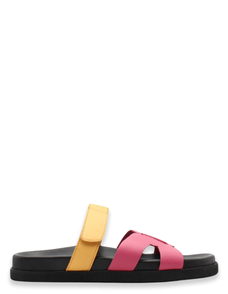 Hylton - Mules Femme Mosaic Rose Orange – 9092 FUXIA ORANGE