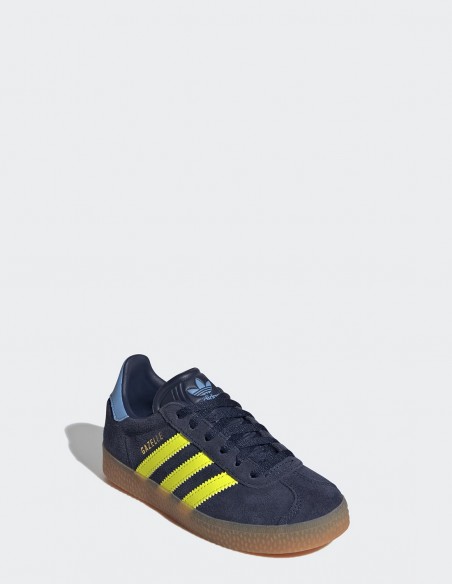 Adidas Gazelle : L'Iconique Sneaker en Bleu et Jaune | Style et Confort