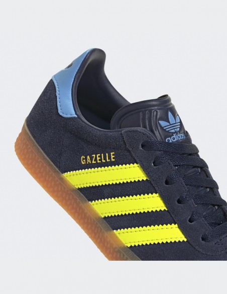 Adidas Gazelle : L'Iconique Sneaker en Bleu et Jaune | Style et Confort