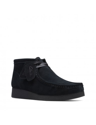 Clarks Originals Wallabee Evo Black Suede pour Femme - Hylton.fr