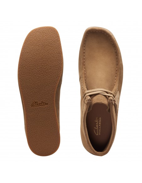 Clarks Originals - Wallabee Evo Dark Sand Suede pour Homme - Hylton.fr