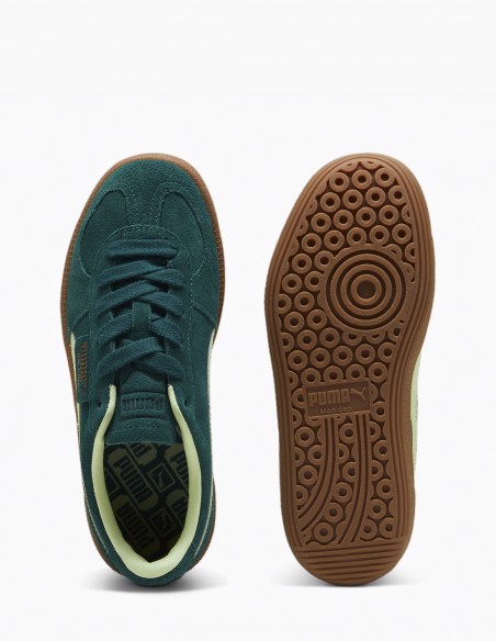 Puma Palermo : Sneakers en Suède Vert| Élégance et Confort | Hylton