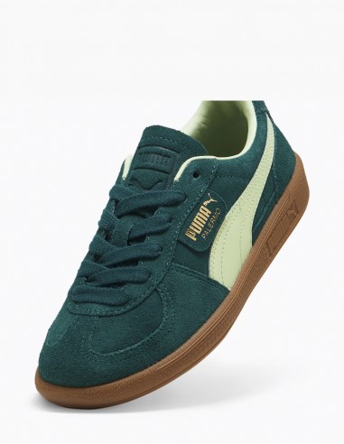 Puma Palermo : Sneakers en Suède Vert| Élégance et Confort | Hylton
