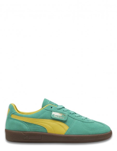 Sneakers Puma Pelermo Vert et Jaune | Confort et Élégance | Hylton