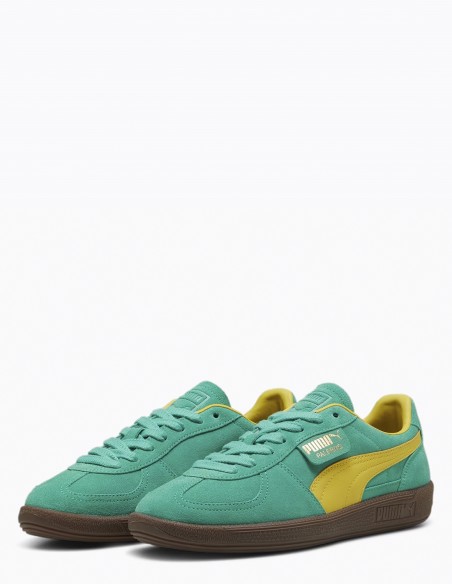 Sneakers Puma Pelermo Vert et Jaune | Confort et Élégance | Hylton