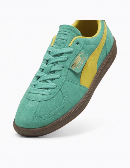 Sneakers Puma Pelermo Vert et Jaune | Confort et Élégance | Hylton