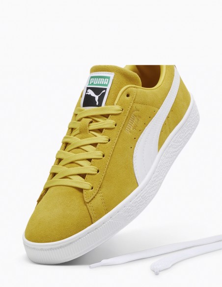 Baskets Puma Suède Classique Jaune | Élégance et Confort | Hylton