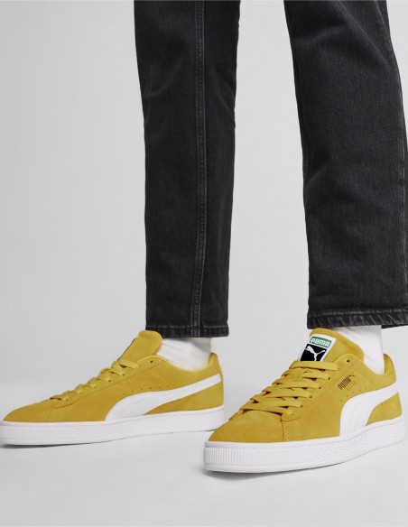 Baskets Puma Suède Classique Jaune | Élégance et Confort | Hylton