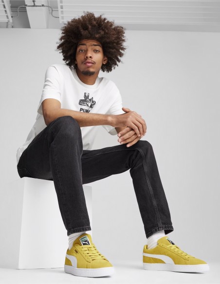 Baskets Puma Suède Classique Jaune | Élégance et Confort | Hylton