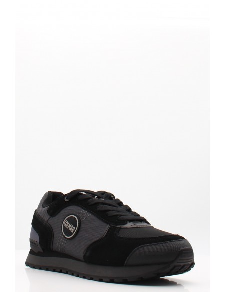 Colmar Travis Dark - Baskets Basses Élégantes en Noir Intégral - Hylton