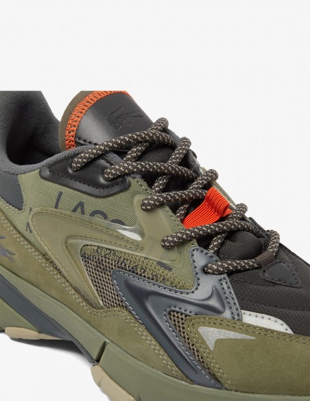 Lacoste Storm 96 Lo Vert et Gris - Confort et Style Urbain Réinventé